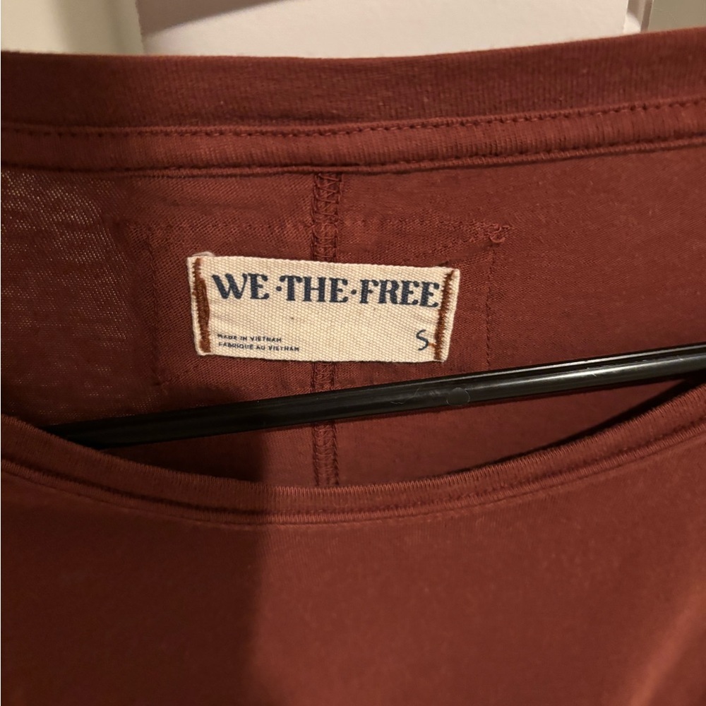 Free people rust longeleeve small